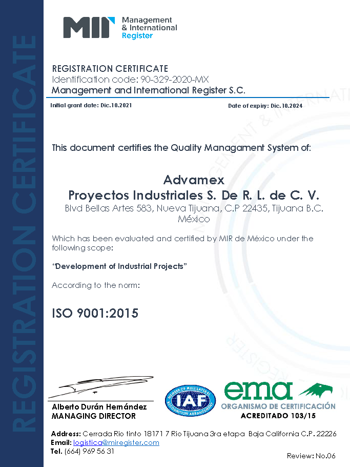 90-320-2020-MX ADVAMEX CERTIFICATE 2021-2024